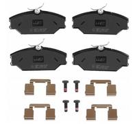 Jeu de 4 plaquettes de frein avant TRW GDB1405