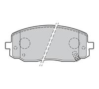 Valeo Plaquettes de frein Essential 301707 - Jeu de 4 Essieu avant ECE-R90, Hyundai Picanto (BA)