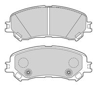 Jeu de 4 plaquettes de frein avant VALEO 302697