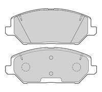 Jeu de 4 plaquettes de frein avant VALEO 302733