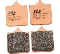 SBS Mobile Jeu de 4 plaquettes de frein 870HS dorées pour moto