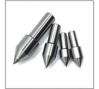 Jeu de 4 pointes fixes en acier rapide avec pointes en acier au tungstène for tours - Accessoires for têtes de centrage mobiles rotatives de précision