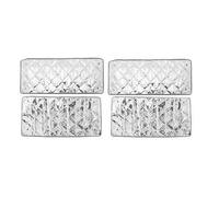 Jeu de 4 rideaux isolants intérieur 9 couches pour fenêtres cellule Transport...