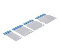jeu de 4 spatules carrossier en acier, couteau mastic 50-80-100-120 - Bgs Technic G