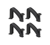 Jeu de 4 Supports de Charge pour Barres de toit Menabo Pro