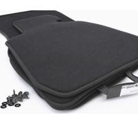 Jeu de 4 tapis de sol de véhicule en velours Noir 800 g/m² Pour BMW série 3 E46 Cabrio Qualité d'origine