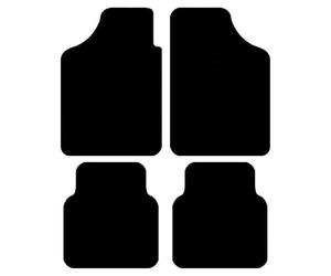 Jeu de 4 Tapis de Sol en Moquette pour Ford EVOS 2022 2023 2024 2025, Protection Intérieure de Luxe, Tapis de Voiture Antidérapants, Noir