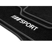 Jeu de 4 tapis de sol en velours pour Mercedes-Benz CLK W209 (2002-2009) - Ajustement parfait