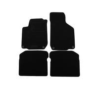 Jeu de 4 tapis de sol Ronsdorf luxe noirs pour Golf 4 Berline