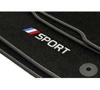 Jeu de 4 tapis de sol sport en velours pour Citroën DS5 (2011-2015) / DS 5 (2015-2018) - Ajustement parfait