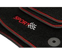 Jeu de 4 tapis de sol sport en velours pour Seat Arona (à partir de 2017) / Ibiza V (à partir de 2017) - Ajustement parfait