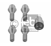 Jeu De 4 Vis Antivols De Roue Auto, Coniques 12x1,50x23 Febi 27047