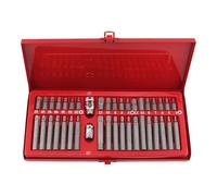Jeu de 40 douilles hexagonales multi-usages - Outil en acier au carbone avec marquage de taille - Mallette portable pour un usage domestique industriel - Jeu d'embouts de tournevis étoile