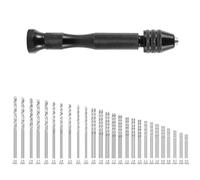 Jeu de 49 mini-forets en acier rapide de 0,5 à 3,0 mm Le noir