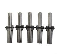 Jeu de 5 cales et ressorts Fendeur de pierre Outil à main en acier trempé Diamètre 14 mm Convient pour fendre le béton, pour granit et roche dure Longueur env. 105 mm