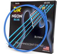 Jeu de 5 cordes 45-125 Hi-Def Neon Blue Neon NBB5-45