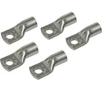 Jeu de 5 cosses à sertir en cuivre étamé - section 50 mm² - trou 10 mm