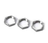 Jeu de 5 écrous hexagonaux autobloquants - Raccords de tuyauterie femelles métriques M8-M40 en acier inoxydable 304 for une fixation sécurisée(M20x1.5mmxS24xH4)