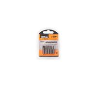Jeu de 5 embouts KOMA - Plat - 25mm - 08739