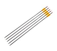 Jeu de 5 flèche en fibre de carbone 30" Poe Lang - Black