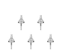 Jeu de 5 Forets Extracteur de Tuyau Hex 5 Tailles | Foret Extracteur pour Tuyaux : Kit 1/2, 3/4 et 1 pouce, pratique et portable pour plomberie et raccords