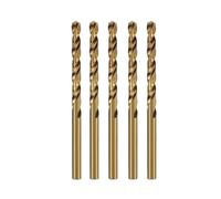 Jeu de 5 forets M35 en acier rapide au cobalt, forets hélicoïdaux for métaux, acier inoxydable et métaux durs(2.3mm)