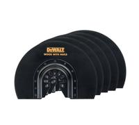 Jeu de 5 lames Ø100 mm BiM semi circulaire moyeu déporté pour multi-cutter - DT20729-QZ - DEWALT