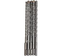 jeu de 5 mèches pour maçonnerie 6mm 8mm 10mm 12mm 14mm Diamètre du poinçon 210mm Longueur Mèches en croix pour marteaux électriques