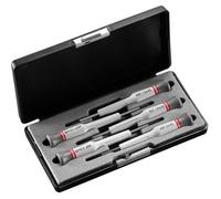 Facom - Tournevis de précision Microtech AEF.J1PB - Jeu 5 (4 plats + 1 cruciforme) - Acier inoxydable