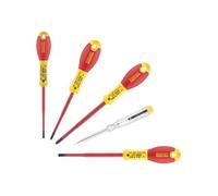 Jeu De 5 Tournevis - Fatmax - Xtht0-62692 - Slim Isolés 1000V - Electricien + Phillips + Testeur