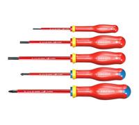 Jeu de 5 tournevis isolés Facom AT5VE.PB Protwist 1000V