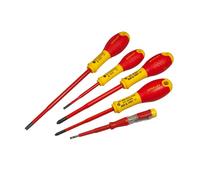 Jeu de 5 tournevis SLIM isolés 1000V electricien STANLEY XTHT0-62692 + testeur
