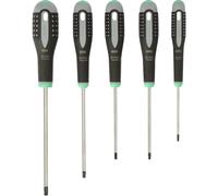 Jeu de 5 tournevis TORX® ERGO™ avec poignée en caoutchouc Bahco BE-9885