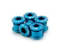 Jeu de 5 vis de plateau garbaruk m8 x 0 75 bleu