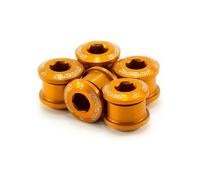 Jeu de 5 vis de plateau garbaruk m8 x 0 75 orange