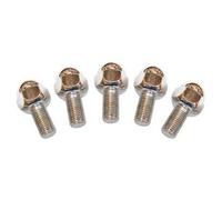 Jeu de 5 vis de roue chromées pour Volkswagen Coccinelle ->67