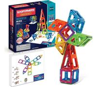 jeu de 50 briques magnétiques 3D, jouets magnétiques pour enfants - BUILDNETIC