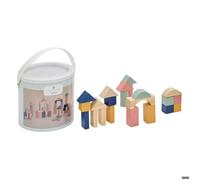 Jeu de 50 cubes de construction bois