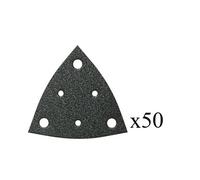 Jeu De 50 Triangles Abrasifs Fein Perforés Grain 120
