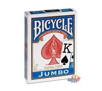 Jeu de 52 cartes : BICYCLE JUMBO Rider Back Bleu