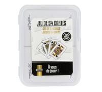 Paris Prix – Jeu de 54 cartes « A Jouer » 8 cm Blanc