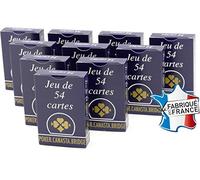 Jeu de 54 Cartes - Gauloise Bleue - Lot de 10