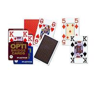 Jeu De 55 Cartes - Opti Bridge 4 Index : Bleu