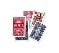 Jeu de 55 cartes wheels bridge : rouge piatnik
