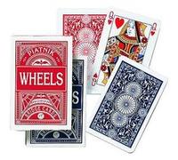 Jeu de 55 cartes wheels bridge : rouge piatnik Rouge G
