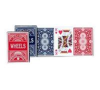 Jeu de 55 cartes wheels poker : rouge piatnik Rouge G