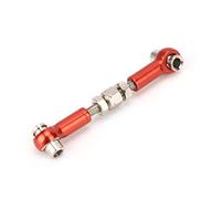 Jeu de 6 Biellettes de Direction RC Réglables pour des Performances Améliorées dans Les Voitures RC 1/10, en Alliage D'aluminium Durable et (Rouge)