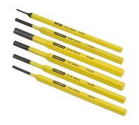 Jeu de 6 chasses-goupilles STANLEY 4-18-226 en acier durci et trempé à cœur