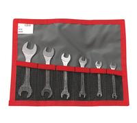 Jeu de 6 clés à fourche micromécaniques 15° - 3,2 mm à 13 mm - FACOM - 22.JE6T