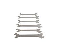 jeu de 6 cles a fourches ultra minces, extra plates - Laser Tools